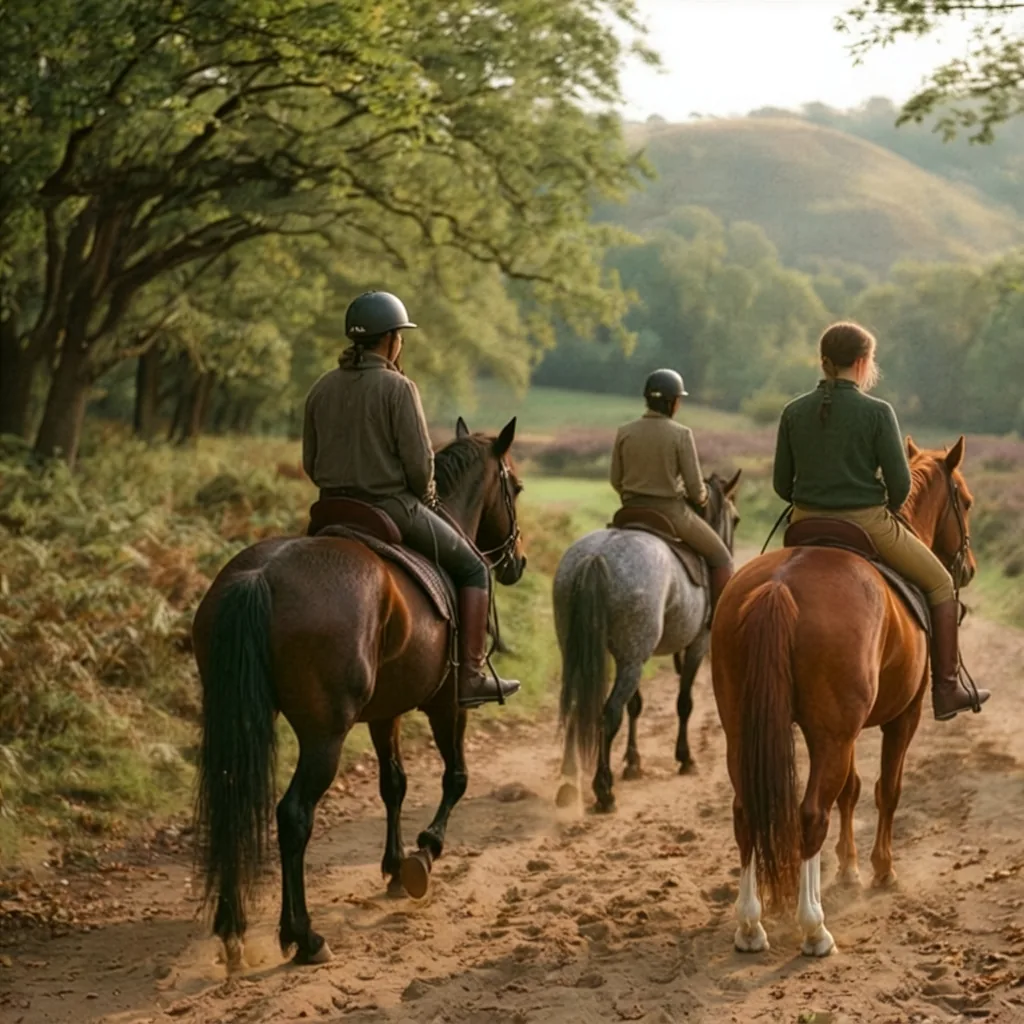 Balade à cheval en Haute-Vienne, autour de Nexon