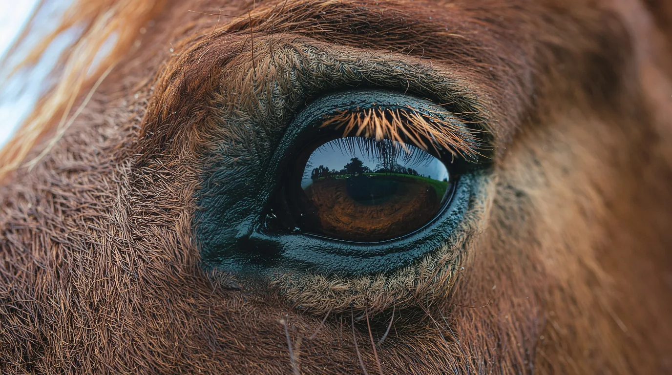 Un regard de cheval au Haras du Parc, Nexon